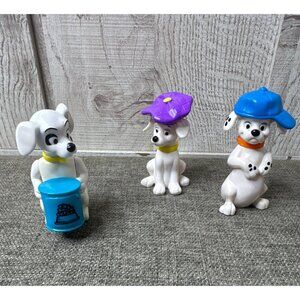 Vintage Disney 101 Dalmatians Puppy Figurines Set Of 3